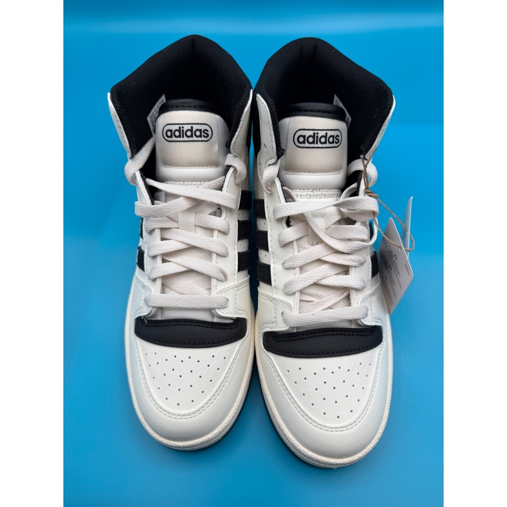 Adidas Break Start Mid W Women Size 6 White Black New High Top Sneakers